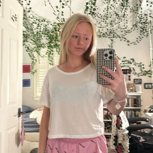 Loose breathable American eagle top size small!